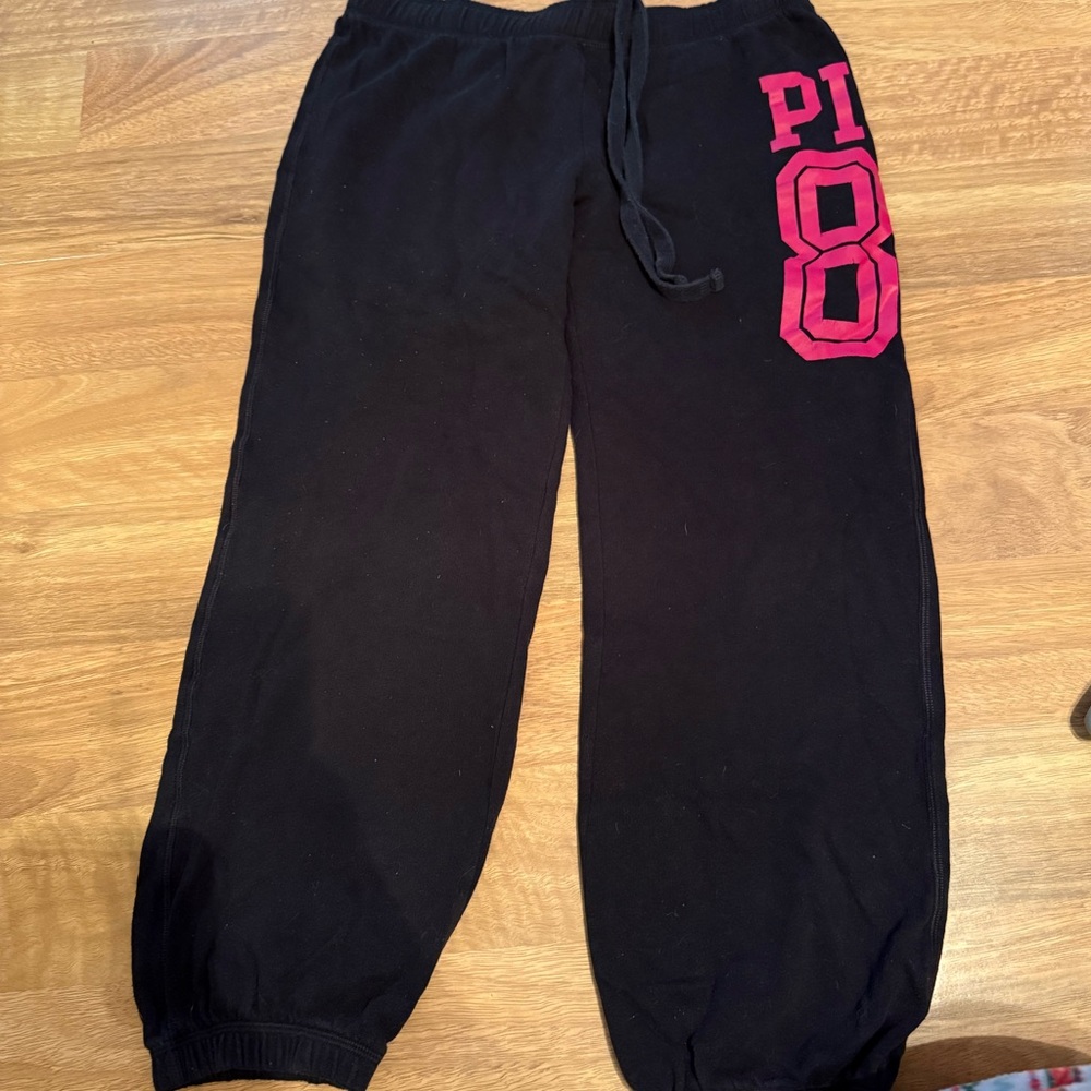 PINK Victoria's Secret Black Joggers